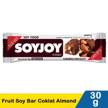 Snack Bar SOYJOY FRUIT SOY BAR COKLAT ALMOND 30gram