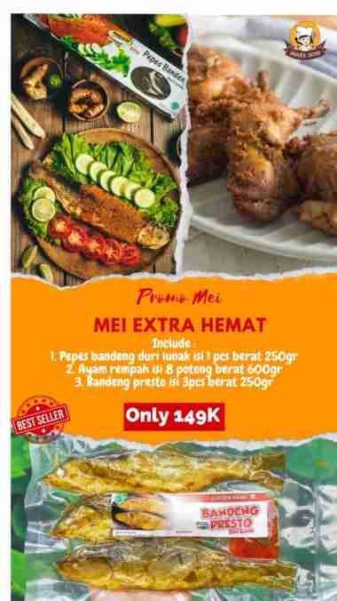 Paket Extra Hemat Pepes Bandeng Ayam Rempah Bandeng Presto Dapoer Intan