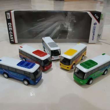 DIECAST BUSWAY TRANSJAKARTA - MINIATUR BUS MAINAN ANAK