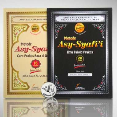 Buku Metode Asy-Syafi'i Paket Buku IQRO & Ilmu Tajwid Asy-Syafi'i Multivariasi Multicolor