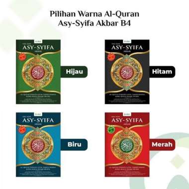 Alquran Asy-Syifa Terjemah Latin Perkata B4, Al-Quran Asy syifa Jumbo Multivariasi Multicolor