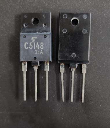Transistor C5148 NPN Transistor 8A 1500V 50W Horizontal Output - Cabutan Bagus