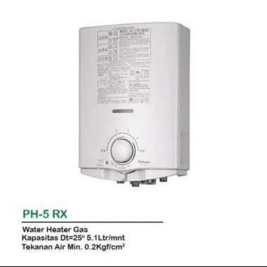 Water Heater Gas Paloma 5 RX Original Jepang 100 %