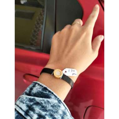 Gelang Emas Asli Model Tali Jam Tangan Gelang Emas Elegan Terbaru Kekinian Gelang Tangan Wanita Gela