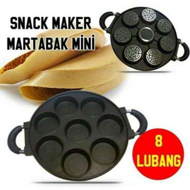 Cetakan Kue Martabak Mini Lumpur teflon Lubang 8