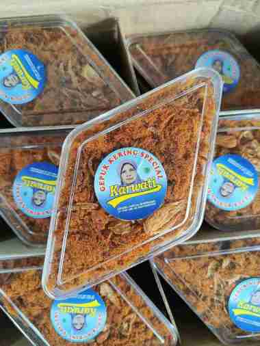 Gepuk Abon Kering Karwati | Gepuk Ayam Karwati | Gepuk Kering Ori | Cemilan Gepuk GEPUK KERING