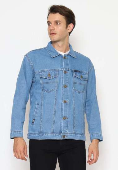 Jaket Jeans Trucker denim HEMMEH BLUE XL
