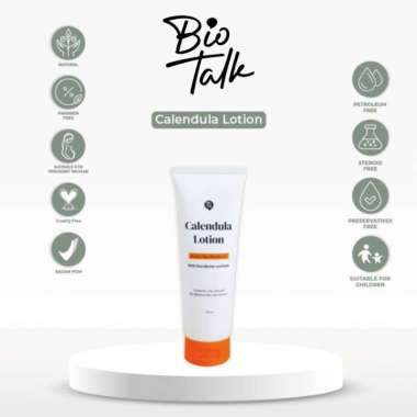 Biotalk Calendula Lotion For Eczema and Dry Skin Kulit Eksim Kering Bio Talk BPOM