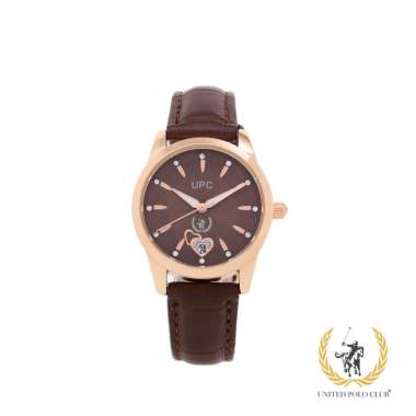 UNITED POLO CLUB Jam Tangan Wanita Kulit Original L-105L Unisex Rosegold - Rosegold