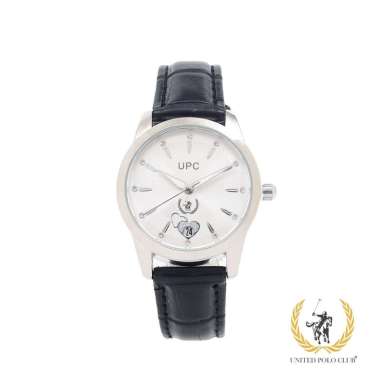 UNITED POLO CLUB Jam Tangan Wanita Kulit Original L-105L Unisex Silver - Silver