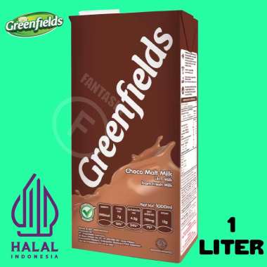 Promo Harga Greenfields UHT Choco Malt 1000 ml - Blibli