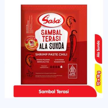 Sasa Sambal Terasi Ala Sunda 10 x 18 gr