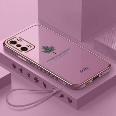 Promo Case Maple Infinix Zero 5G Softcase Plating Terbaru Inf Zero 5G Ungu