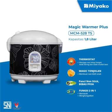 MIYAKO Rice Cooker 1.8L MCM 528 TS - Magic Com Miyako MCM 528 TS