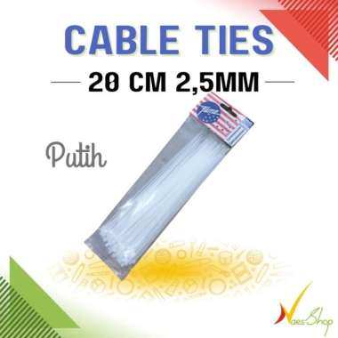 Cable ties 20 cm / pengikat kabel