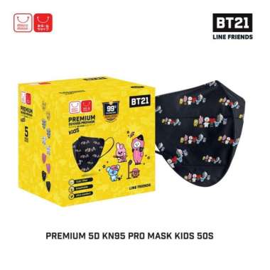 MIU MASK - BT21 KNPRO Mask Kids (5Ply) ISI 50