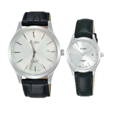 JAM TANGAN COUPLE ORIGINAL ALBA AS9R03 AS9R03X1 and ALBA AH7BN7 AH7BN7X1 JAM TANGAN ALBA ORIGINAL JA