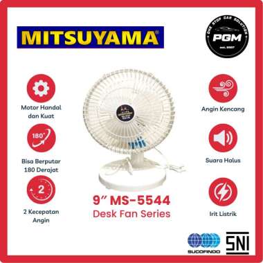 KIPAS ANGIN MEJA DESKFAN 9 INCH MITSUYAMA MS 5544