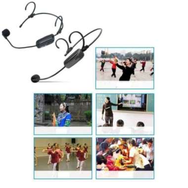 Mic Wireless Bando Imam Mesjid Ceramah Jarak Jauh 2 Mic Wireless