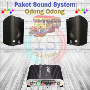 Paket Sound System ODONG ODONG Speaker Crimson CR-402 4 Inch