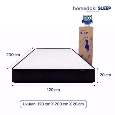 Homedoki Lite / Kasur Spring Bed / Matras Kasur / Tebal 20cm / Spring Bed 180x200 120Γ200