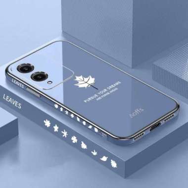 Case Maple Vivo Y17s Softcase Plating Terbaru Vivo Y17s Biru