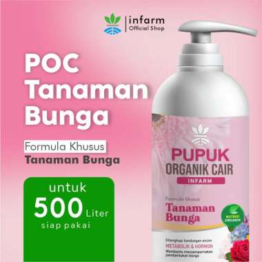 Pupuk Organik Cair Tanaman Bunga 1L POC Bunga Mawar Bunga Anggrek Anti Rontok
