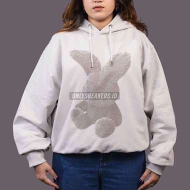 ADLV GREY FUZZY RABBIT GREY HOODIE (100% AUTHENTIC) 2