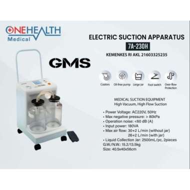 Suction Pump 2 Tabung Onehealth / Suction Surgical Apparatus