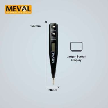 MEVAL LCD Digital Voltage Tester / Tespen Digital Digital TP