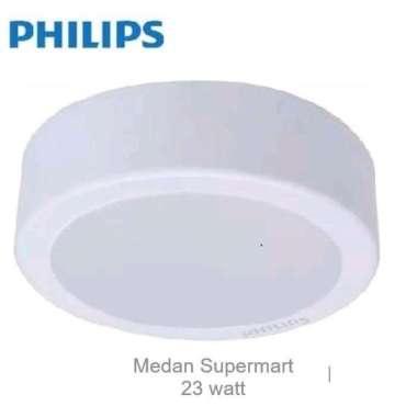 Lampu Led Plafon Philips Downlight 23 Watt DN027C OB Bulat 23w Timbul