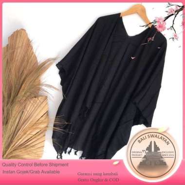 Kardigan Polos | Cardigan Bali | Auter Rayon | Outer Lilit Murah Hitam