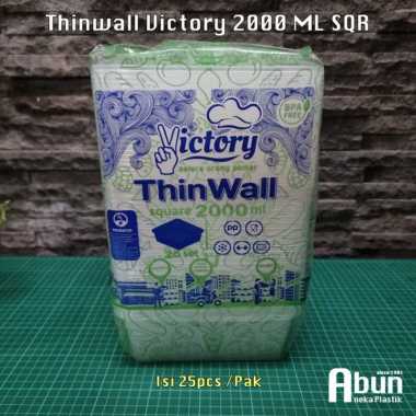 Thinwall 2000 ML Square Isi 25pcs DM DM