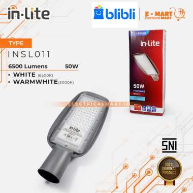 INLITE Lampu Jalan LED PJU 50W 100W Street Light LED INSL011 50W PUTIH