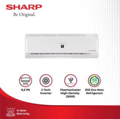 AC SHARP AH-XP6BMY INVERTER PLASMACLUSTER + PASANG 0,5PK AC + PEMASANGAN