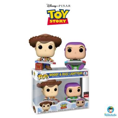 Funko POP! Disney Toy Story - Woody & Buzz Lightyear Gaming 2-Pack (2024 Entertainment Expo Conventi