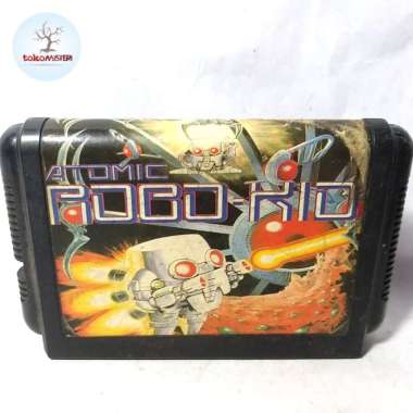 Kaset Video Games Cassette Sega Robot Atomic Robo Kid Jadul Rare Toys