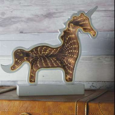 Lampu Magic Mirror Led Infinity Led Light Unicorn 319-315