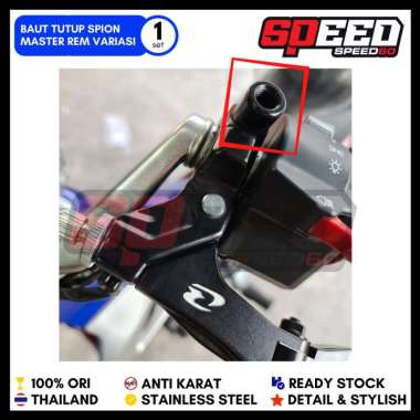 Baut Tutup Spion Master Rem Variasi RCB KTC Baut Probolt Stainless Steel King Nut Star Gold