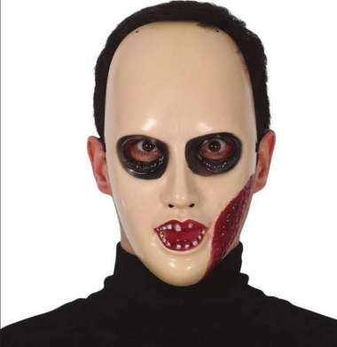 Topeng Hantu Topeng Pocong Topeng Seram Halloween MAsk 1219-314