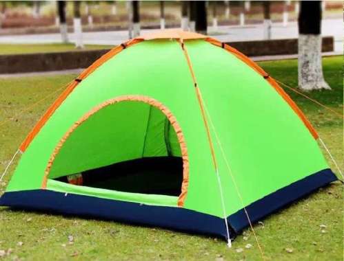 Tenda Camping Otomatis Lipat Portable Hijau
