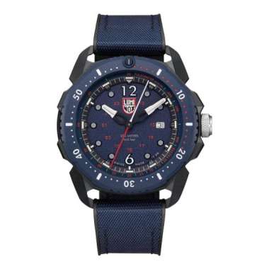 Jam Tangan Luminox Land Ice-Sar Arctic, Outdoor Adventure Watch Pria 100% Original Blue Rubber 1053