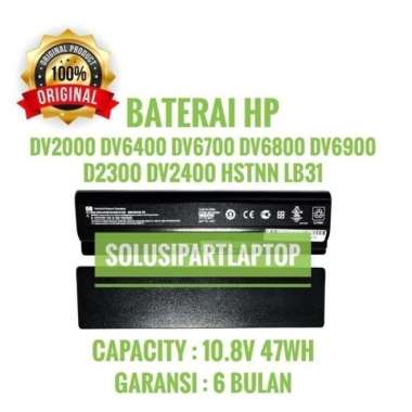 BATTERY HP Pavilion dv2000, dv6000; COMPAQ A900, C700, V3000, Ori
