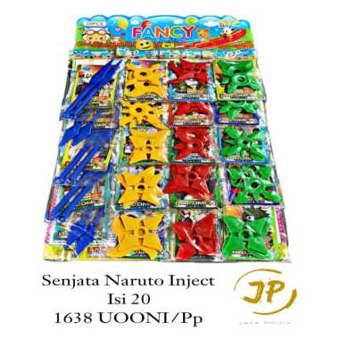 MAINAN ANAK SENJATA NINJA INJECT ISI 10X20