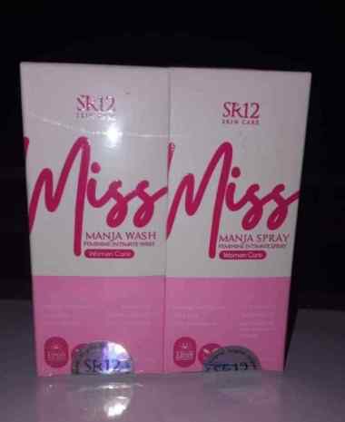 PAKET MISS MANJA SPRAY & WASH SR12 / MANJA SPRAY SR12 / MANJAKANI SPRAY / MEMBERSIHKAN & MENGURANGI 
