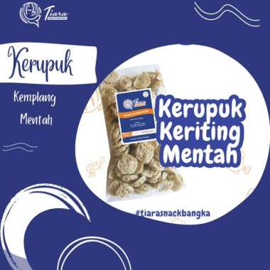 Kerupuk Krupuk Keriting Mentah Ikan tenggiri Asli Bangka
