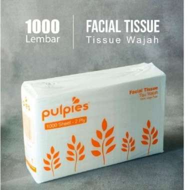 tissu tissue facial PULPIES 1000sheet 2ply tisu wajah | montiss 1000 sheet MONTISS