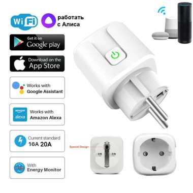 Smart Socket Wifi Colokan Stop Kontak Pintar Timer On Off Online