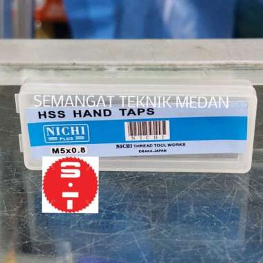 MATA HSS HAND THREAD TAP M5 x 0,8 0.8 M 5 x 0,8 0.8 SET 3PCS NICHI