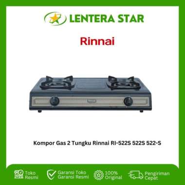 Kompor Gas 2 Tungku Rinnai RI-522S 522S 522-S